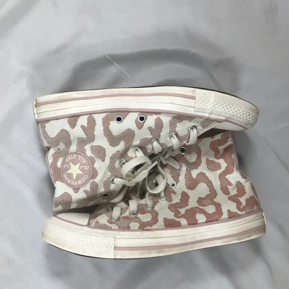 Converse Chuck Taylor All Star Pink Leopard Print Kids US 5 Womens 6.5 EU 37.5‎